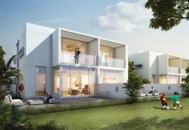 A view of Arabella - 3 and 4-bedroom townhouses at Mudon, built by Dubai Properties